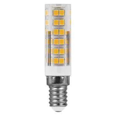 Лампа светодиодная LED 7вт E14 белый прозрачный цилиндр