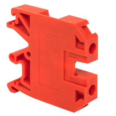 Клемма винтовая JXB- 6мм.кв красная