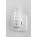 Ночник - светильник светодиодный в розетку с датчиком освещенности белый NN-619-LS-W ЭРА