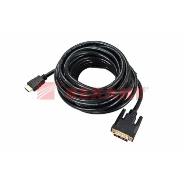 Кабель HDMI - DVI-D с фильтрами, 7 м., черный GOLD