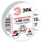 Изолента ПВХ 15мм*10м белая (10/500/16000)