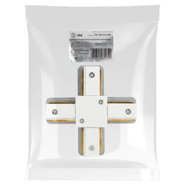 Коннектор TR-1PA-СX-WH X-образный для однофазного шинопровода белый