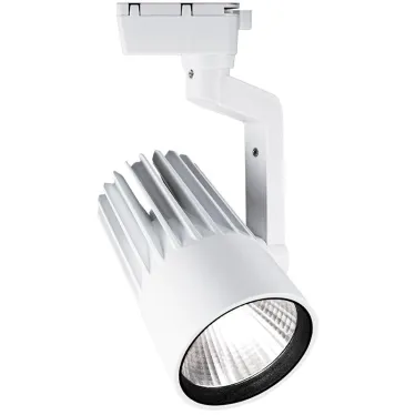 Светильник светодиодный трековый на шинопровод ДПО- 40Вт 4000K 24 град. 3600Лм WH (белый) IP40