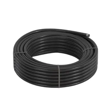 Металлорукав DN 20мм в гладкой ПВХ изоляции, Dвн 20,5 мм Dнар 27,0 IP66 50м цвет черный