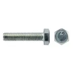 Болт DIN933 М8х40 шестигранная голова полная резьба оцинкованный (2 шт)