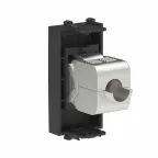 Avanti Компьютерная розетка RJ-45 без шторки модульная кат.6А экранированная Черный матовый 1 модуль