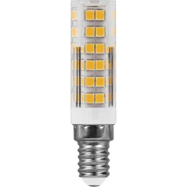 Лампа светодиодная LED 7вт Е14 дневной прозрачный цилиндр