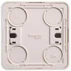 ЭТЮД Выключатель одноклавишный наружный бежевый сх.1