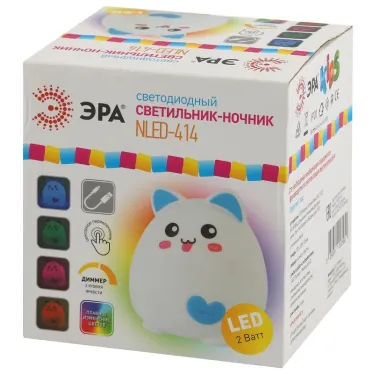 Светильник настольный NLED-414-2W-BU белый с синим
