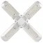 Фитолампа для растений светодиодная GREEN LINE ФИТО-40W-PL-E27-GR 4-х лепестковая красно-синего спектра 40 Вт Е27