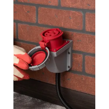 Розетка стационарная наружная 1152 3Р+РЕ+N 16А 380В IP67 PROxima