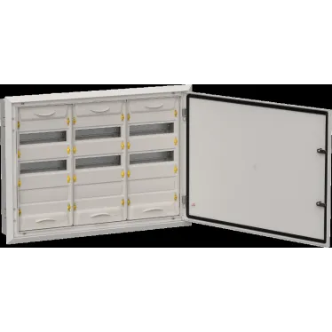 TITAN 5 Корпус металлический ЩРв-108 (3х36) 630х885х130мм IP31 серый (две двери)
