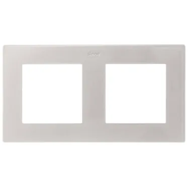 Рамка 2 поста, алюминий