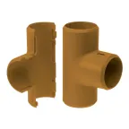 Тройник разборный бук д20 (5шт/400шт уп/кор)