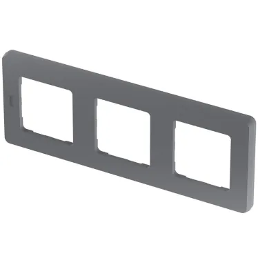 Рамка 3 поста INSPIRIA дымчатая