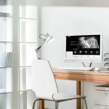 Светильник настольный GTL002 60W 220-240V E27 белый струбцина и основание 1/12 | GT0021 | Gauss