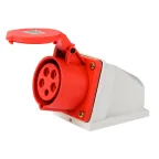 Розетка стационарная 3Р+РЕ+N 16А 380В IP44 РС-103