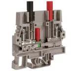 Клемма для амперметра со скользящим размыкателем 10мм.кв серая