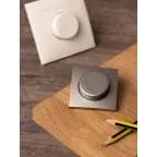 Валенсия лицевая панель светорегулятора 600W 220В кашемир