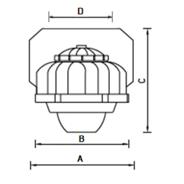 Светильник ACORN LED 20 D120 5000K Ex