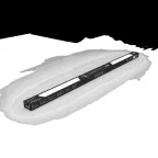 Светильник линейный светодиодный ДБО 10 Вт 740 лм 4000К AC 220В IP20 561х22х36мм крепления провода и коннекторы входят в комплект TL Black Gauss