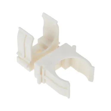 Крепеж-клипса для монтажного пистолета 25 мм, белая (50 шт/уп), REXANT