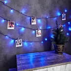 Гирлянда "Твинкл Лайт" 6 м, темно-зеленый ПВХ, 40 LED, цвет: Синий | 303-023 | NEON-NIGHT