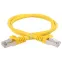 Патч-корд категория 5е FTP 1.5м PVC желтый