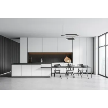 Светодиодный светильник Enso G 580х520х40 мм 39 Вт 4000 К подвесной RAL9005 черный матовый с рассеивателем опал | V1-R0-9G523-30000-2003940 | VARTON