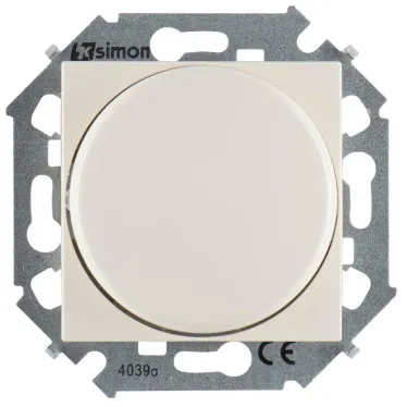 Диммер поворотный для димм. LED ламп 5-215Вт Без рамки Слоновая кость