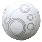 Светильник Галактика 250 НПБ 01-60-130 М15 матовый белыйкл.штамп металлик ИУ