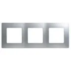 ETIKA Рамка 3 поста алюминий