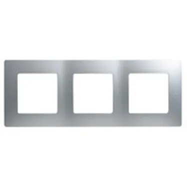 ETIKA Рамка 3 поста алюминий