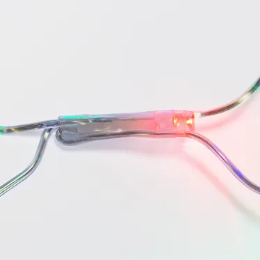 Гирлянда "Сеть" 1,5х1,5м, прозрачный ПВХ, 150 LED Мультиколор | 215-129 | NEON-NIGHT