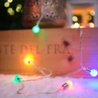 Гирлянда светодиодная Мини-лампочки 1.5 м, 10 LED, прозрачный ПВХ, цвет свечения мультиколор, 2 х АА (батарейки не в комплекте) | 303-074 | NEON-NIGHT