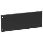 Панель сплошная цоколя 200х600мм (LINEA S) черная