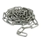 Цепь DIN763 5мм длиннозвенная оцинкованная (32м)