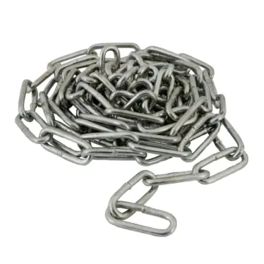 Цепь DIN763 5мм длиннозвенная оцинкованная (32м)
