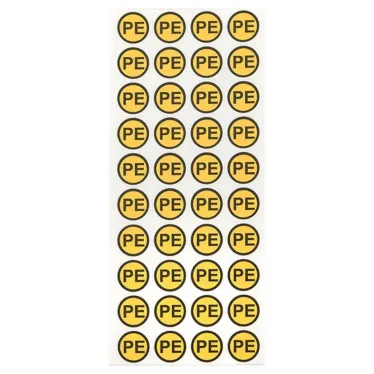 Наклейка PE круглая d-20мм