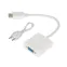 Переходник HDMI - VGA, провод + аудио кабель 3.5мм.