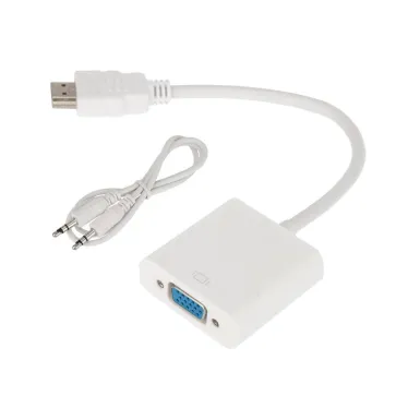 Переходник HDMI - VGA, провод + аудио кабель 3.5мм.