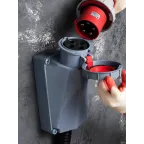 Розетка стационарная наружная 1442 3Р+РЕ 125А 380В IP67 PROxima