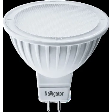 Лампа светодиодная LED 5вт 12в GU5.3 тепло-белая