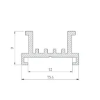 Основание для ленты SL-LINE-2522-2500 (Arlight, Алюминий)