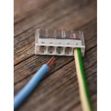 Клемма строительно-монтажная СМК 2273-245 PROxima с пастой 5 отверстий 0.5-2.5мм.кв. (100шт)