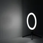 Светильник кольцевой 14W 700lm 3000-6500K 5V USB IP20 260*23мм черный дим пульт LED 1/20 | RL002 | Gauss