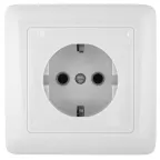 ХИТ Розетка скрытая с заземлением 250В 16А белая