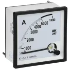 Амперметр Э47 5000/5А класс точности 1,5 96х96мм