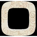 Valena ALLURE Рамка 1 пост Нарцисс золото универсальная