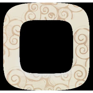 Valena ALLURE Рамка 1 пост Нарцисс золото универсальная